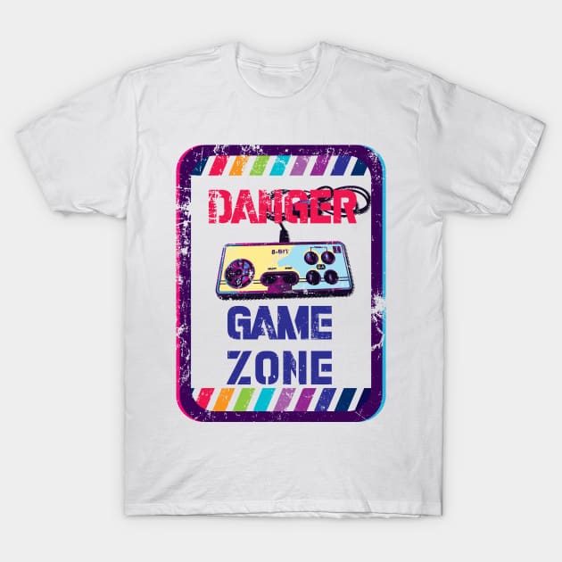 danger zone game T-Shirt by ANIMEPEDIA